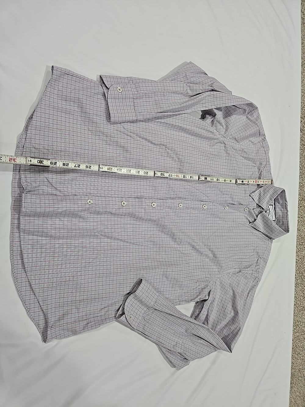 Charles Tyrwhitt Mens Button Down Shirt 16 1/2 35 Inch Shirt